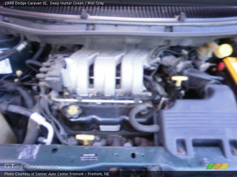 Deep Hunter Green / Mist Gray 1998 Dodge Caravan SE