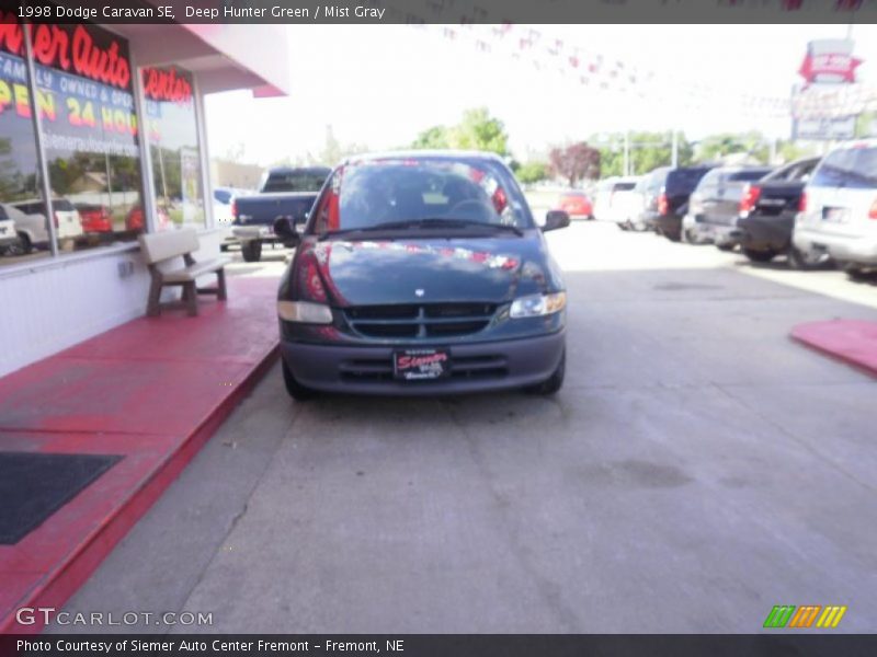 Deep Hunter Green / Mist Gray 1998 Dodge Caravan SE