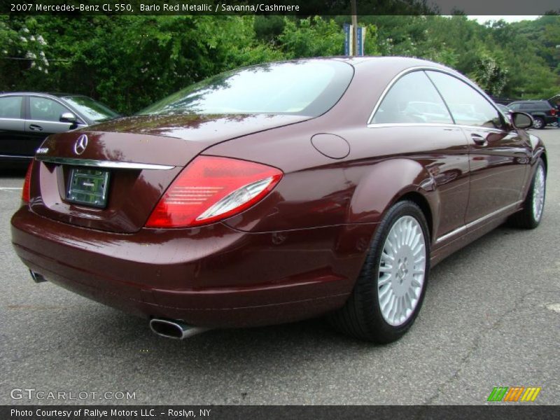 Barlo Red Metallic / Savanna/Cashmere 2007 Mercedes-Benz CL 550