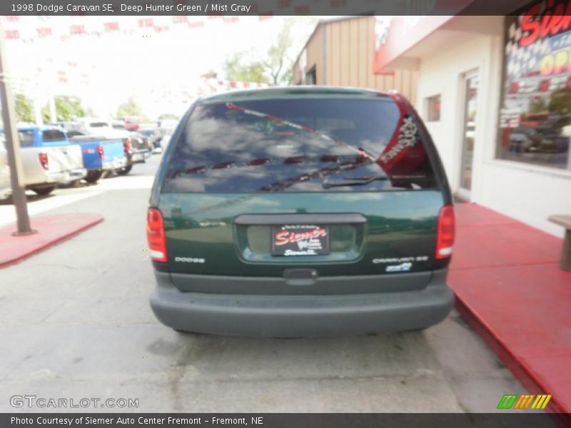 Deep Hunter Green / Mist Gray 1998 Dodge Caravan SE