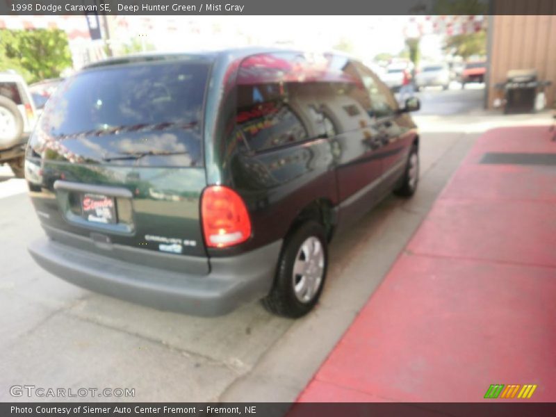 Deep Hunter Green / Mist Gray 1998 Dodge Caravan SE