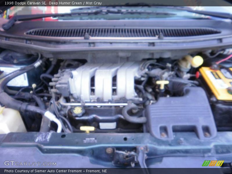 Deep Hunter Green / Mist Gray 1998 Dodge Caravan SE