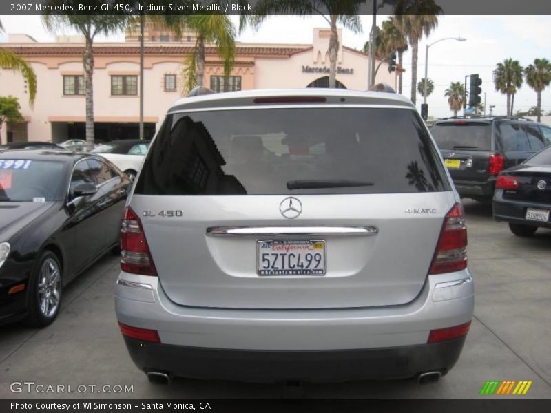 Iridium Silver Metallic / Black 2007 Mercedes-Benz GL 450