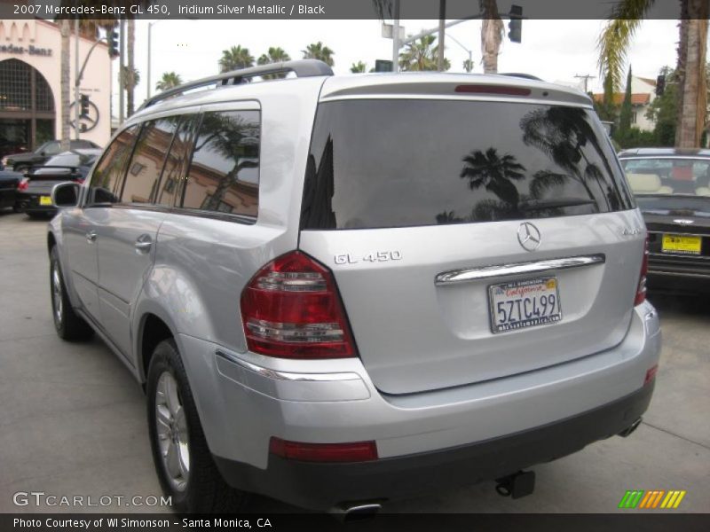 Iridium Silver Metallic / Black 2007 Mercedes-Benz GL 450