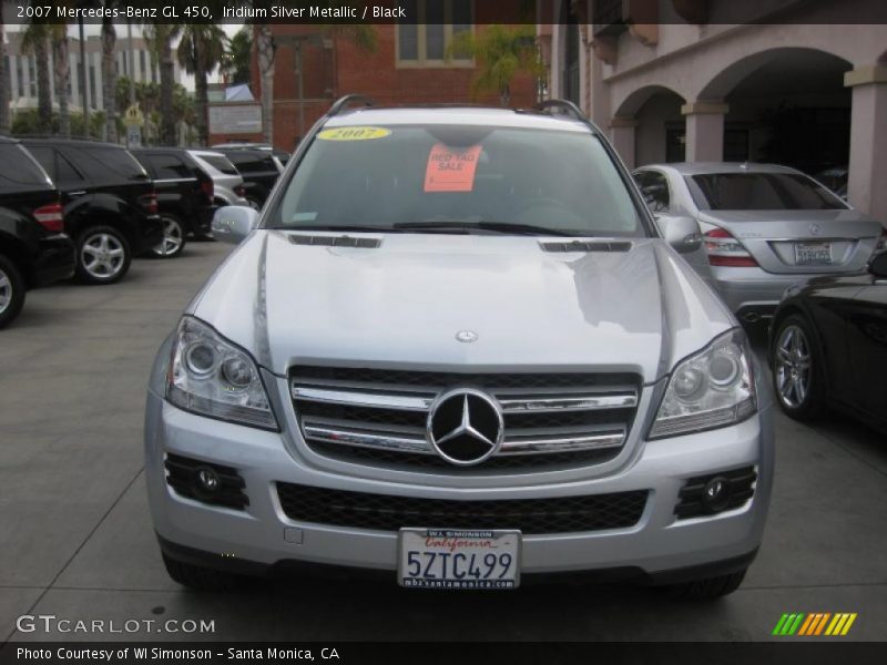 Iridium Silver Metallic / Black 2007 Mercedes-Benz GL 450