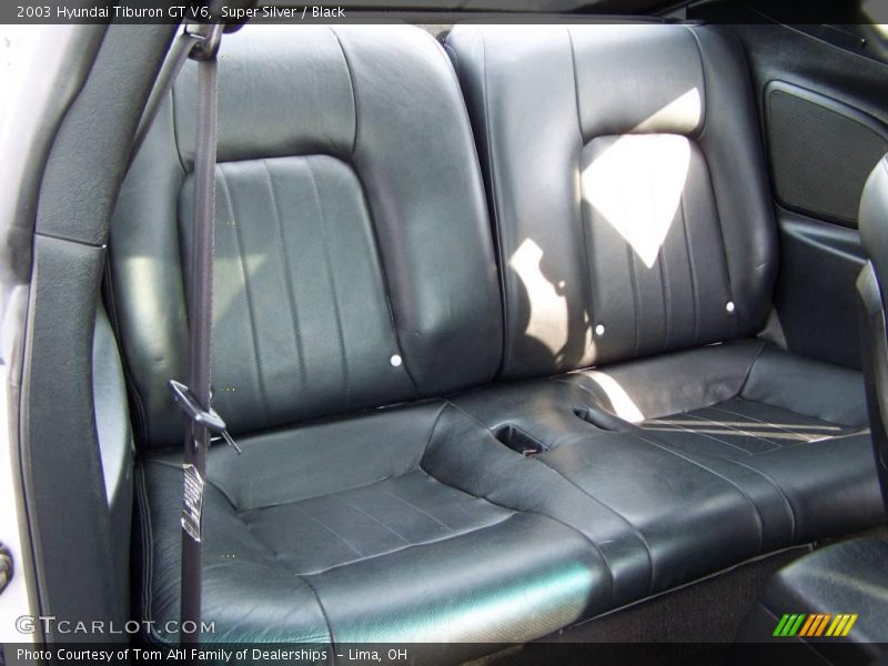 Super Silver / Black 2003 Hyundai Tiburon GT V6