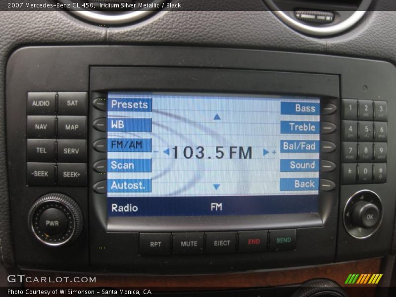 Iridium Silver Metallic / Black 2007 Mercedes-Benz GL 450