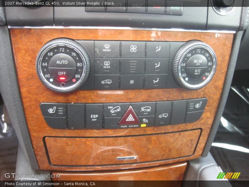 Iridium Silver Metallic / Black 2007 Mercedes-Benz GL 450