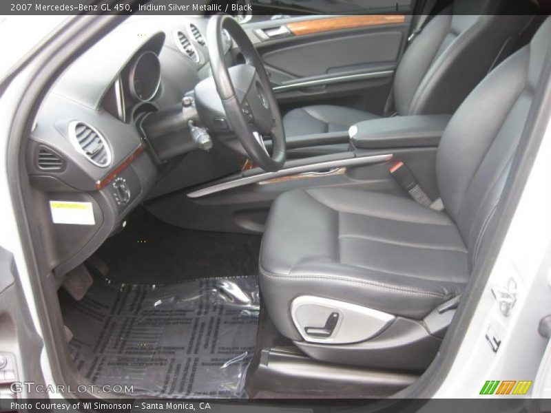 Iridium Silver Metallic / Black 2007 Mercedes-Benz GL 450