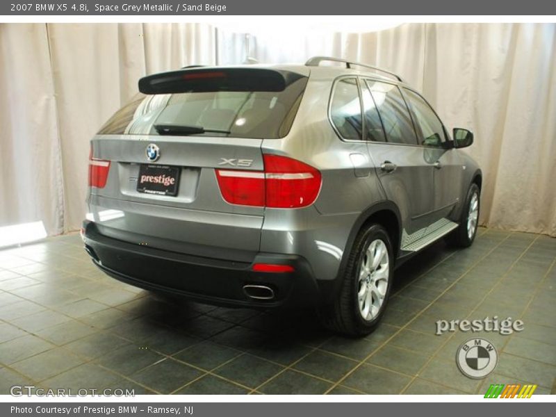 Space Grey Metallic / Sand Beige 2007 BMW X5 4.8i