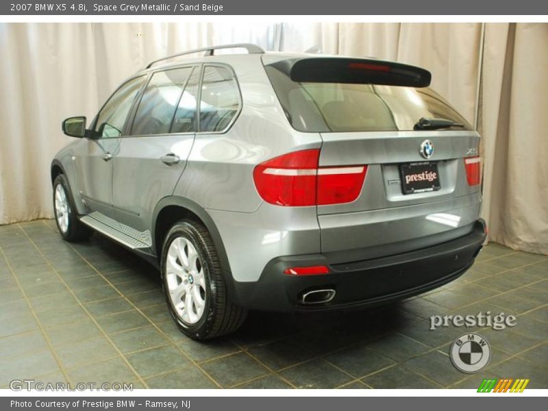 Space Grey Metallic / Sand Beige 2007 BMW X5 4.8i