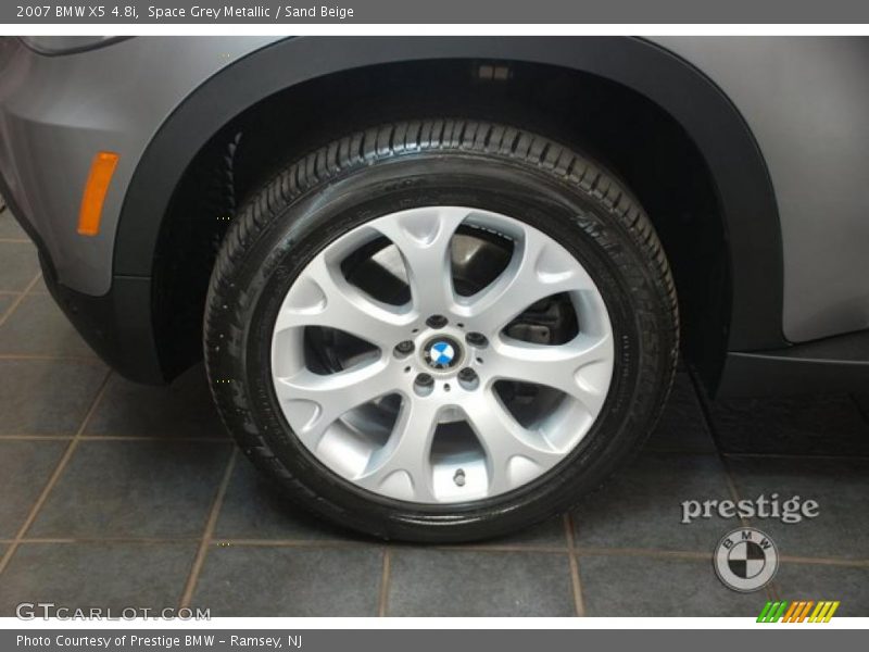Space Grey Metallic / Sand Beige 2007 BMW X5 4.8i