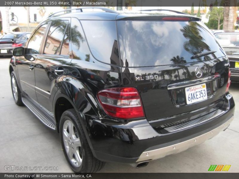 Black / Macadamia 2007 Mercedes-Benz ML 350 4Matic