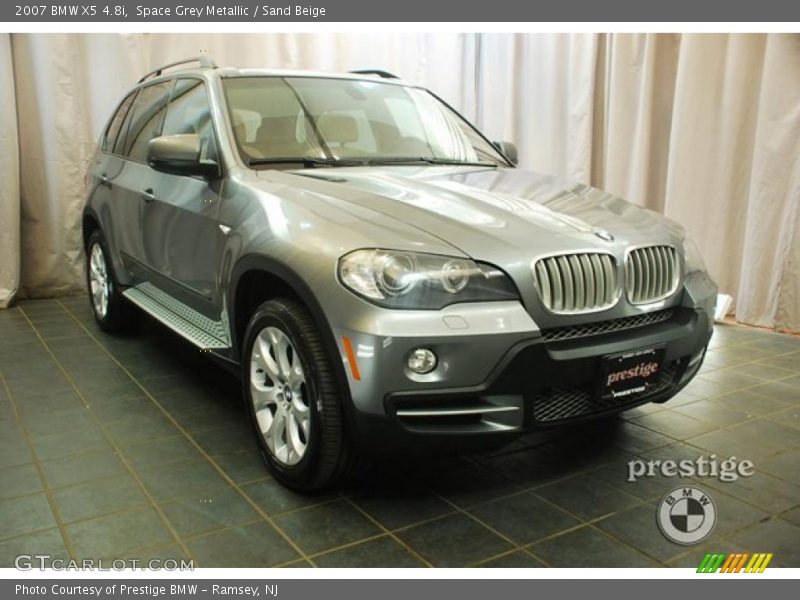 Space Grey Metallic / Sand Beige 2007 BMW X5 4.8i