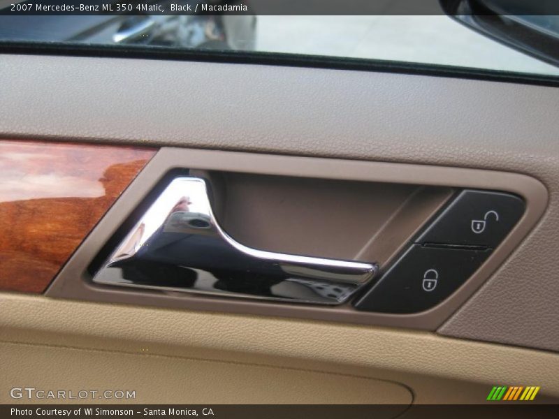 Black / Macadamia 2007 Mercedes-Benz ML 350 4Matic