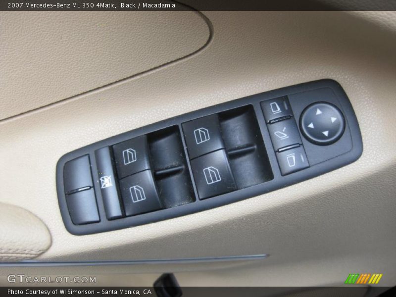 Black / Macadamia 2007 Mercedes-Benz ML 350 4Matic