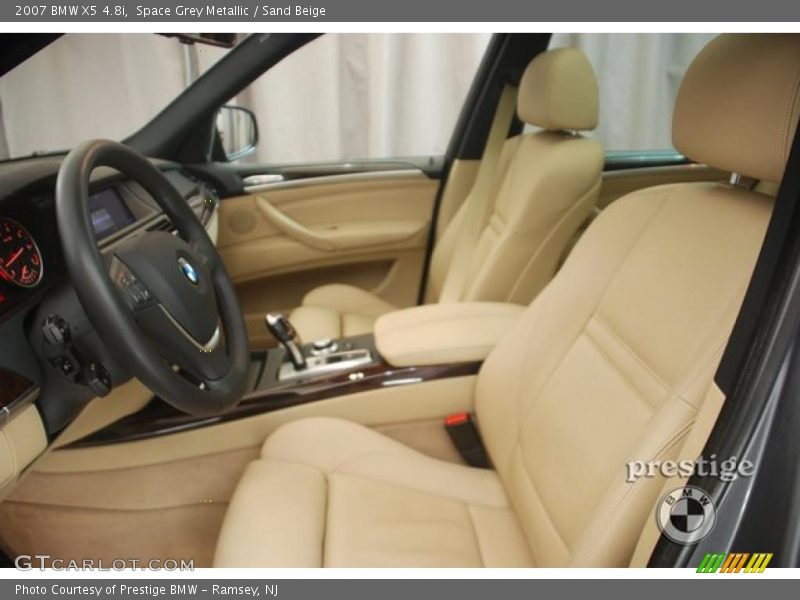 Space Grey Metallic / Sand Beige 2007 BMW X5 4.8i