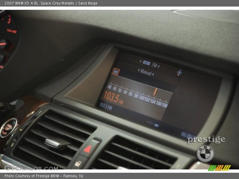 Space Grey Metallic / Sand Beige 2007 BMW X5 4.8i
