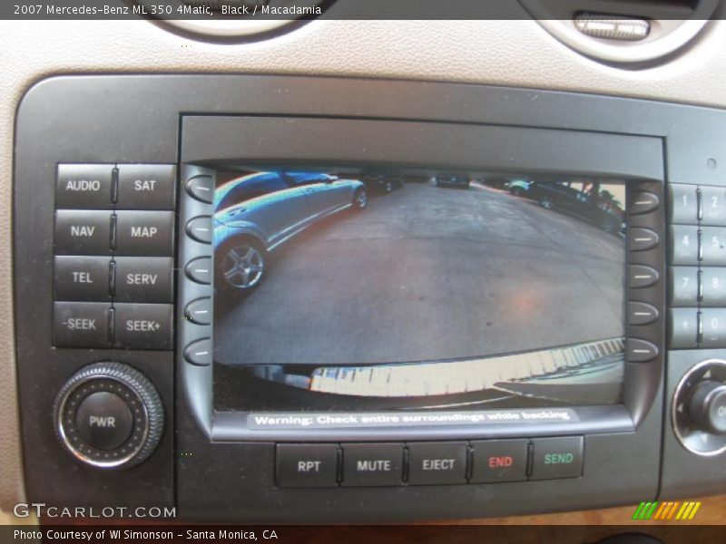 Black / Macadamia 2007 Mercedes-Benz ML 350 4Matic