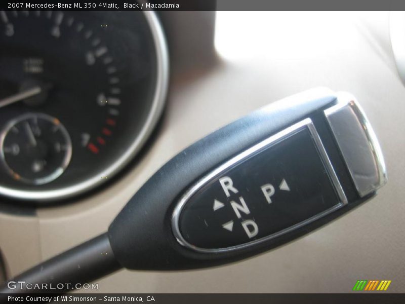 Black / Macadamia 2007 Mercedes-Benz ML 350 4Matic