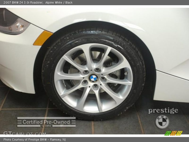 Alpine White / Black 2007 BMW Z4 3.0i Roadster