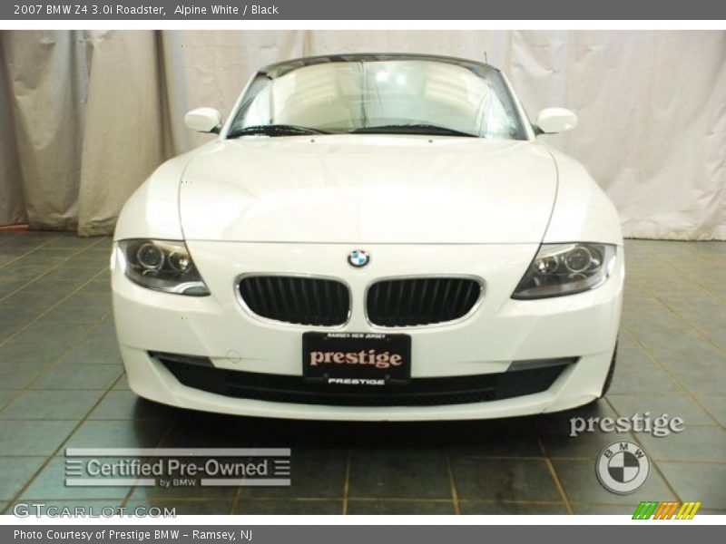 Alpine White / Black 2007 BMW Z4 3.0i Roadster