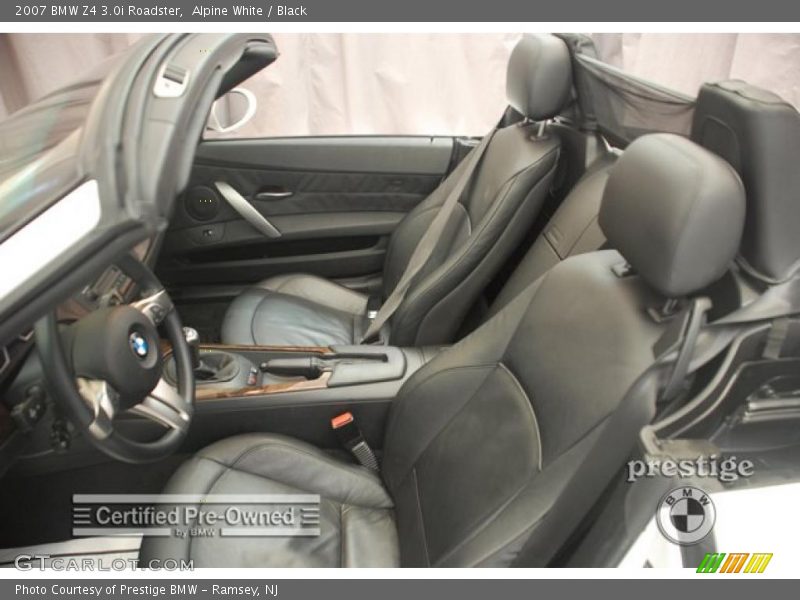 Alpine White / Black 2007 BMW Z4 3.0i Roadster