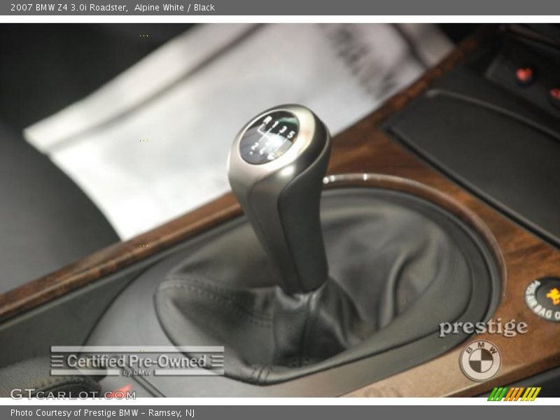 Alpine White / Black 2007 BMW Z4 3.0i Roadster