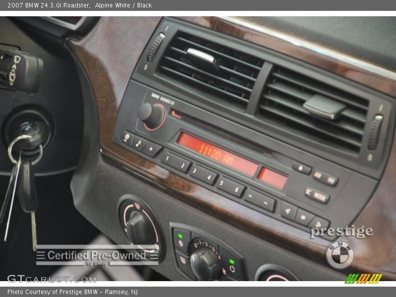 Alpine White / Black 2007 BMW Z4 3.0i Roadster