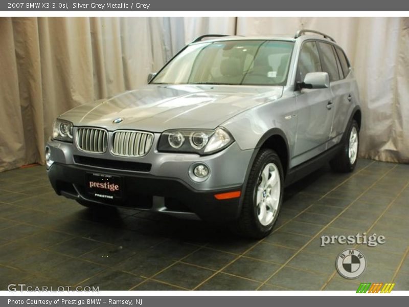 Silver Grey Metallic / Grey 2007 BMW X3 3.0si