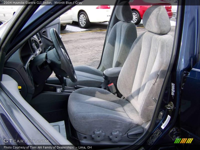 Moonlit Blue / Gray 2004 Hyundai Elantra GLS Sedan