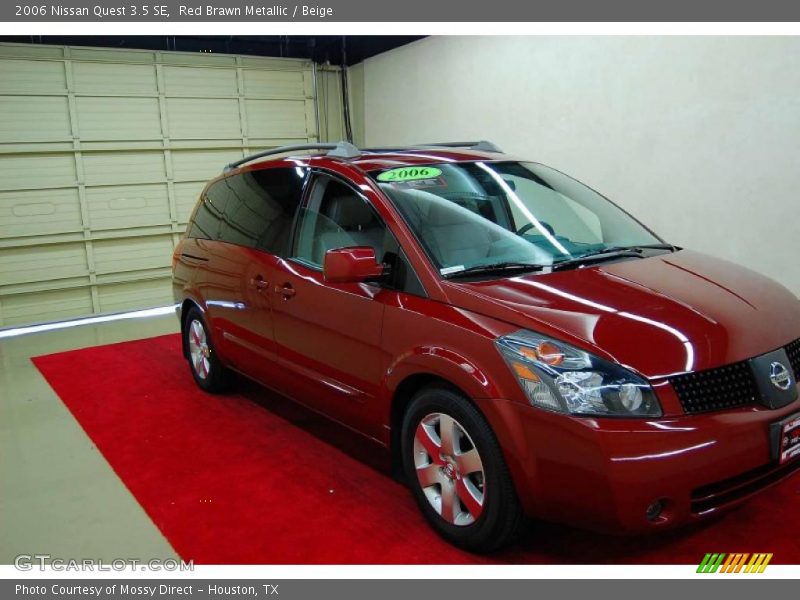 Red Brawn Metallic / Beige 2006 Nissan Quest 3.5 SE