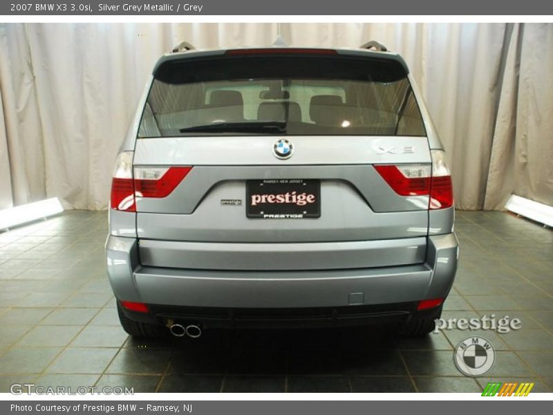 Silver Grey Metallic / Grey 2007 BMW X3 3.0si
