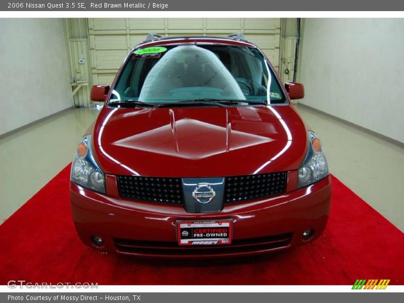 Red Brawn Metallic / Beige 2006 Nissan Quest 3.5 SE