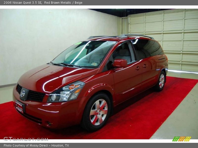 Red Brawn Metallic / Beige 2006 Nissan Quest 3.5 SE
