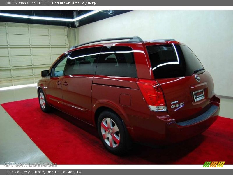 Red Brawn Metallic / Beige 2006 Nissan Quest 3.5 SE