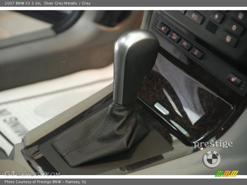 Silver Grey Metallic / Grey 2007 BMW X3 3.0si