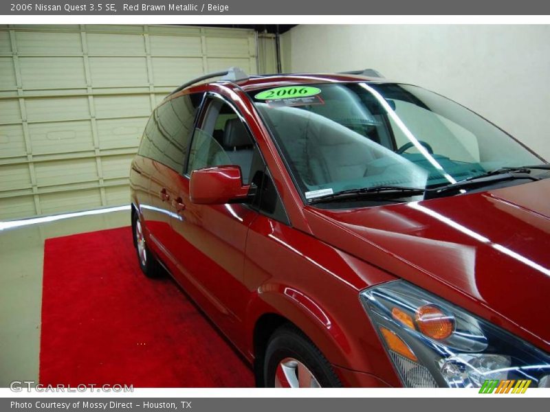 Red Brawn Metallic / Beige 2006 Nissan Quest 3.5 SE
