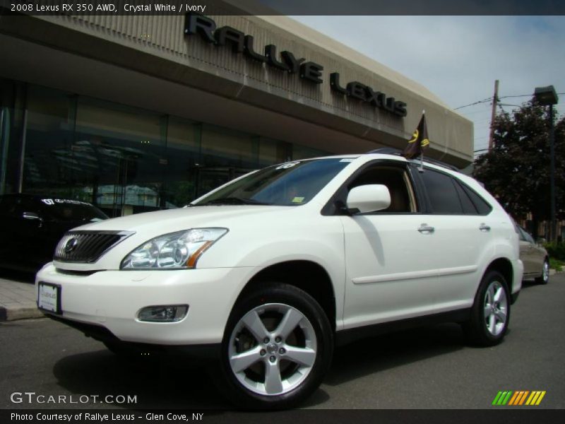 Crystal White / Ivory 2008 Lexus RX 350 AWD
