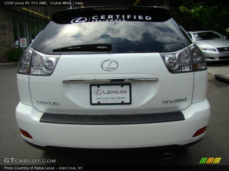 Crystal White / Ivory 2008 Lexus RX 350 AWD