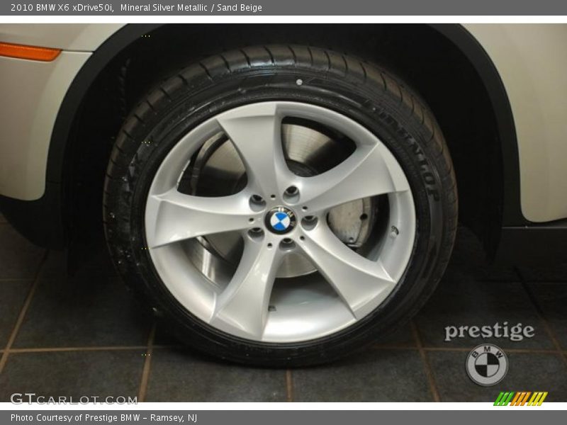 Mineral Silver Metallic / Sand Beige 2010 BMW X6 xDrive50i