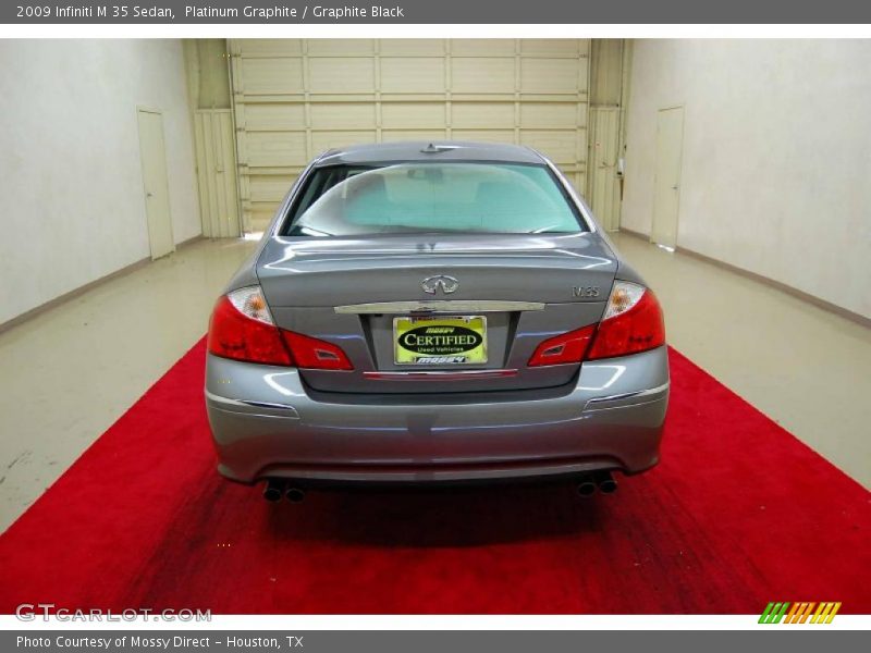 Platinum Graphite / Graphite Black 2009 Infiniti M 35 Sedan