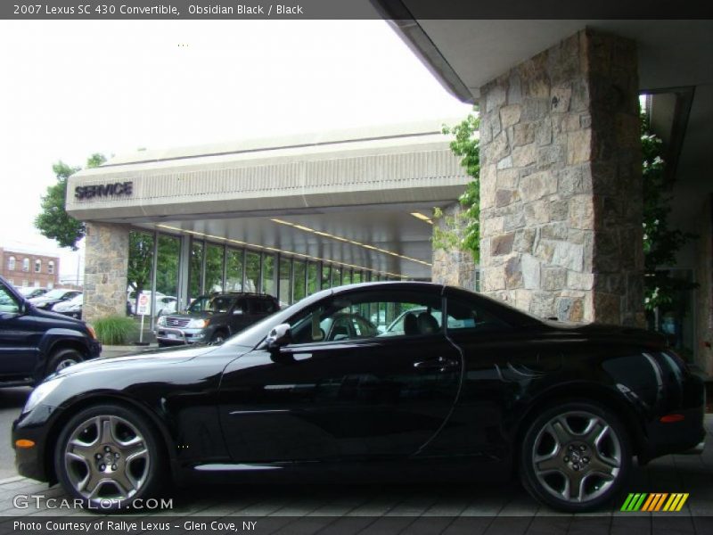 Obsidian Black / Black 2007 Lexus SC 430 Convertible