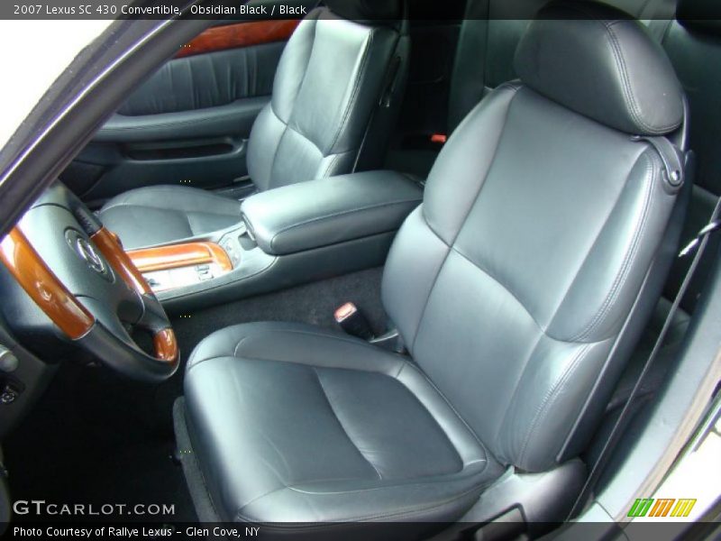 Obsidian Black / Black 2007 Lexus SC 430 Convertible