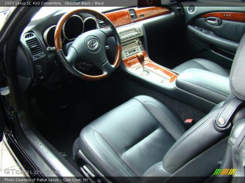 Obsidian Black / Black 2007 Lexus SC 430 Convertible