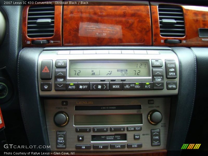 Obsidian Black / Black 2007 Lexus SC 430 Convertible