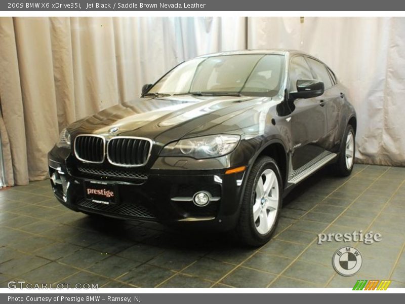 Jet Black / Saddle Brown Nevada Leather 2009 BMW X6 xDrive35i