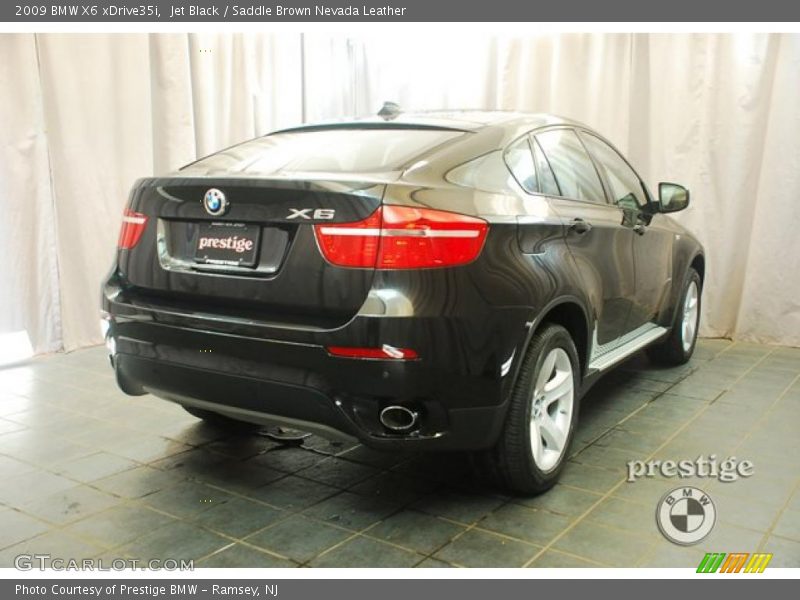 Jet Black / Saddle Brown Nevada Leather 2009 BMW X6 xDrive35i
