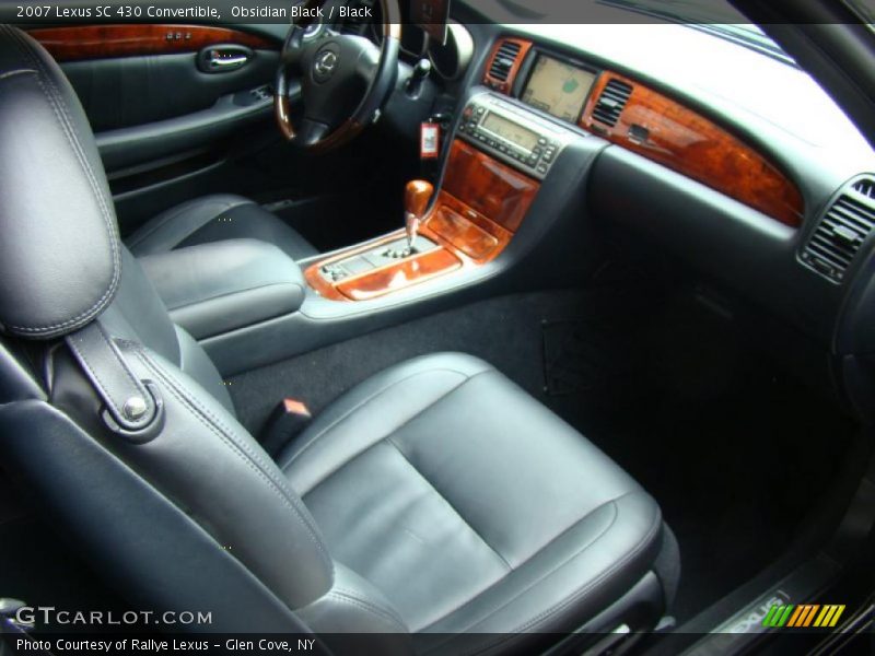 Obsidian Black / Black 2007 Lexus SC 430 Convertible