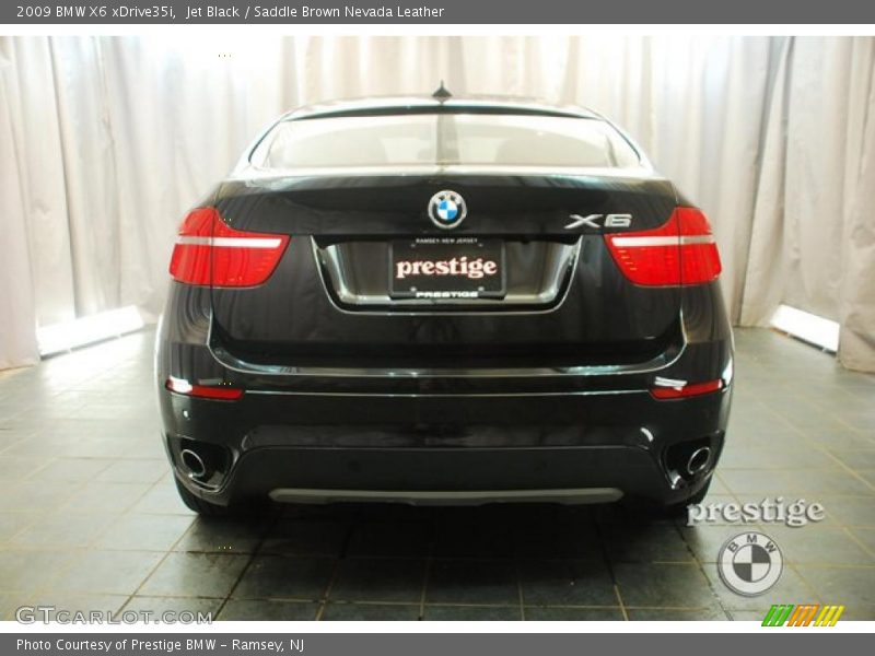 Jet Black / Saddle Brown Nevada Leather 2009 BMW X6 xDrive35i